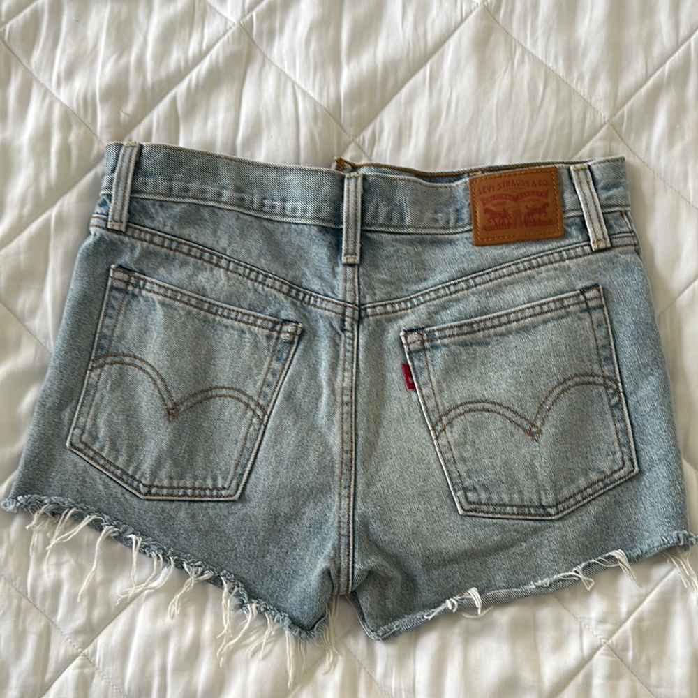 Levi's Women's Blue Denim Shorts